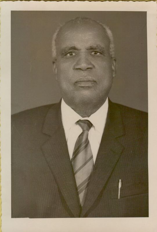 Wolde, Amha's father, formal portrait